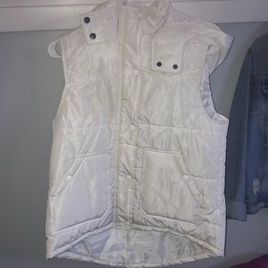 White winter vest